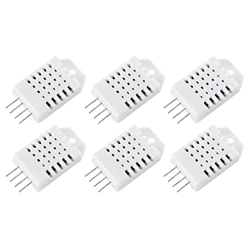 Alinan 6pcs AM2302 DHT22 Neutral Digital Temperature and Humidity Sensor Module Temperature Humidity Monitor Sensor Replace SHT11 SHT15 for Electronic Practice DIY