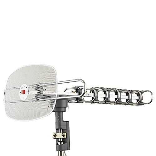 QFX ANT-105 Outdoor 360 Degree Motorized Rotating Antenna