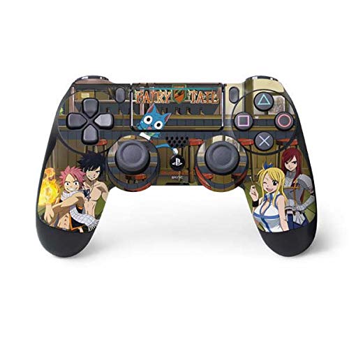 Skinit Decal Gaming Skin for PS4 Pro/Slim Controller - Officially Licensed Funimation Fairy Tail Group Shot Design