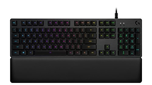 Logitech G513 RGB Backlit Mechanical Gaming Keyboard with Romer-G Linear Keyswitches (Carbon)