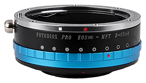 Fotodiox Pro IRIS Lens Mount Adapter Compatible with Canon EOS EF Full Frame Lenses to Micro Four Thirds Cameras