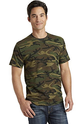 Port & Company Core Cotton Camo Tee M Military Camo