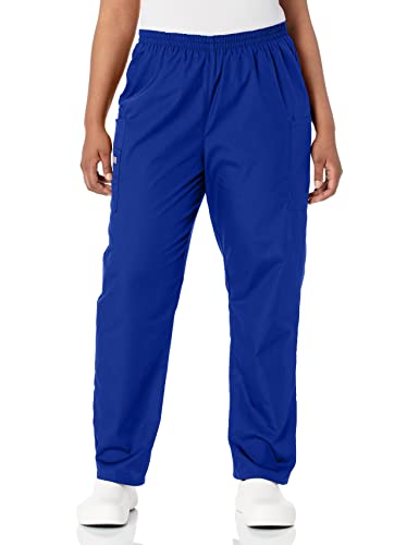 Scrub Pants for Women Workwear Originals Pull-On Elastic Waist Plus Size 4200, 2XL, Galaxy Blue