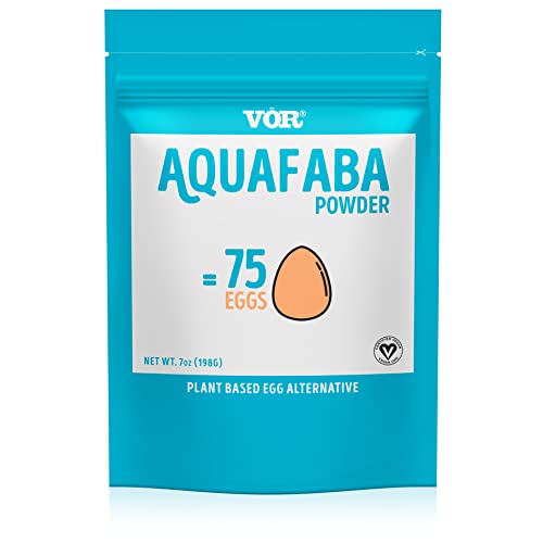 Vör Aquafaba Powder (7oz) | Vegan & Plant Based Egg Substitute | Replaces 75 Eggs