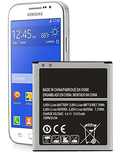 Cleantt Galaxy Core Prime Battery, 2000mAh Li-ion Replacement Battery for Samsung Galaxy Core Prime SM-G360P, G360V Prevail, G3606, G3608, G3609 EB-BG360CBU, EB-BG360CBZ