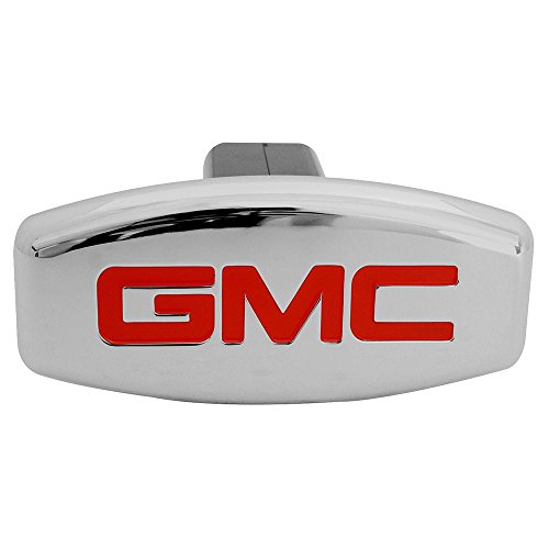 Bully CR-004A Chrome Cast Metal Universal Fit Truck GMC Logo Hitch Cover Fits 2' Hitch Receivers for Trucks from Chevy (Chevrolet), Ford, Toyota, GMC, Dodge RAM, Jeep