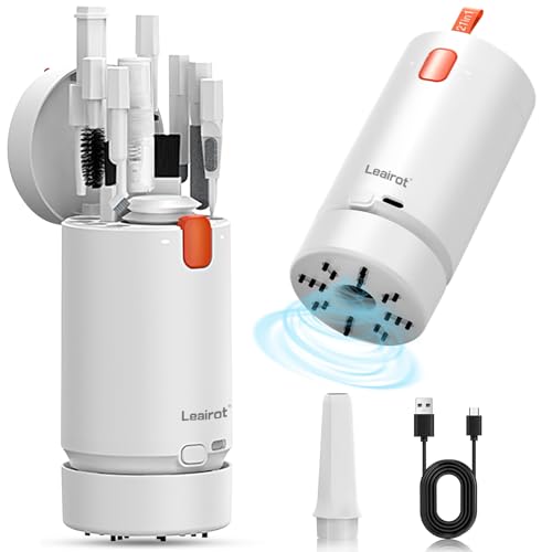 21-in-1 Cleaner Kit for Airpods, Leairot Cleaning Kit for Keyboard, Earbud, Laptop, iPhone Phone Charging Port & Screen, Camera Lens, Computer, Airpod Pro, Electronic Cleaner Kit with Mini Vacuum