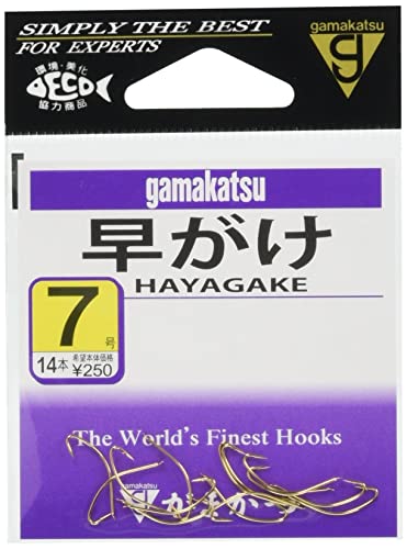 Gamakatsu Fishing Hook Gold No. 7 Fishing Hook