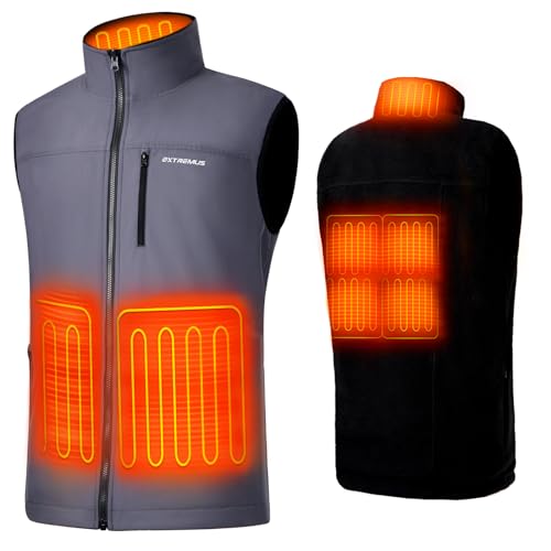 Extremus Buckwell II Heated Vest - Reversible, Electric Heating, Long-lasting Rechargeable Heated Vest for Men