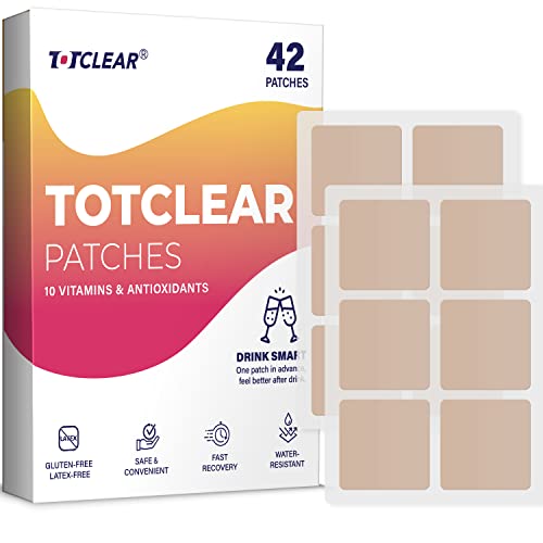 TOTCLEAR Party Patches, Use Before Drinking, Wake Up to a Better Morning with 42 Patches (1)