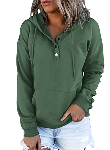 Ezymall Womens Casual Hoodies Pullover Tops Drawstring Long Sleeve Grinch Sweatshirts Fall Clothes With Pocket