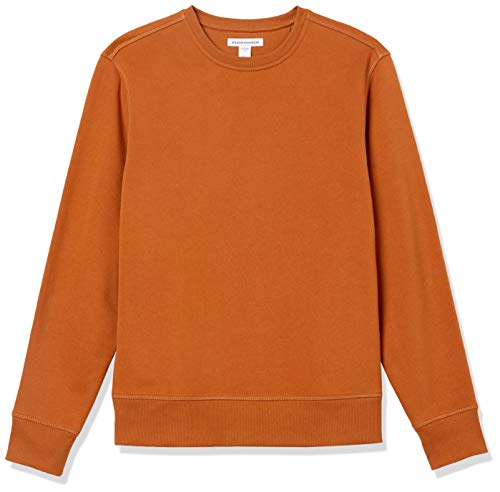 Amazon Essentials Men's Fleece Crewneck Sweatshirt (Available in Big & Tall), Nutmeg, Medium
