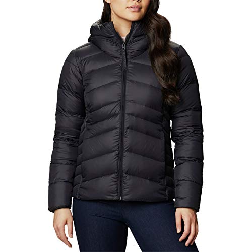 Columbia Women's Autumn Park Down Hooded Jacket, Black, Large