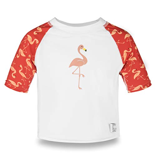 Baby Rash Guards by Beau and Belle Littles (Flamingos) (2T, Flamingos)