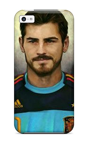 For Iphone 5c Tpu Phone Case Cover(iker Casillas Art)