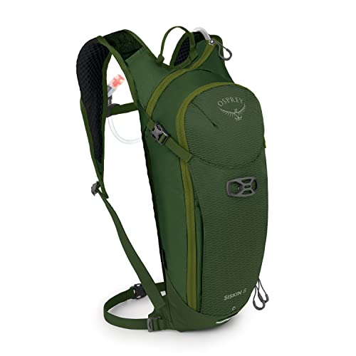 Osprey Siskin 8L Men's Biking Backpack with Hydraulics Reservoir, Dustmoss Green