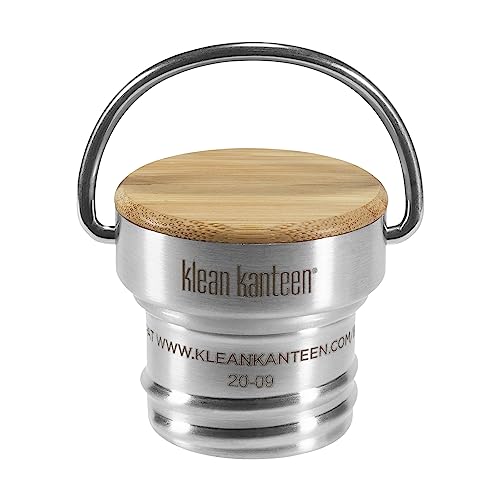 Klean Kanteen Bamboo Cap - Brushed Stainless