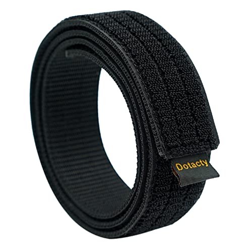 Dotacty Under Belt w/Loop Liner for Utility/Riggers/Range Belt 1.5' No Buckle No Scratch No Metal Mechanics EDC Work Belt L