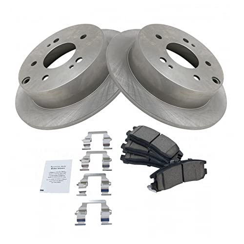 Rear Disc Brake Pad & Rotor Kit Set for Eclipse Galant