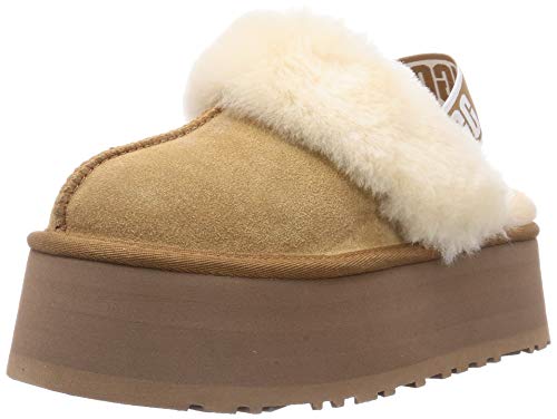 UGG Women's Funkette Slipper, Chestnut, 07