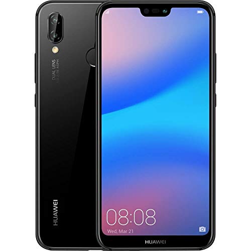 HUAWEI P20 Lite (32GB + 4GB RAM) 5.84' FHD+ Display, 4G LTE Dual SIM GSM Factory Unlocked Smartphone ANE-LX3 - International Model - No Warranty (Midnight Black)