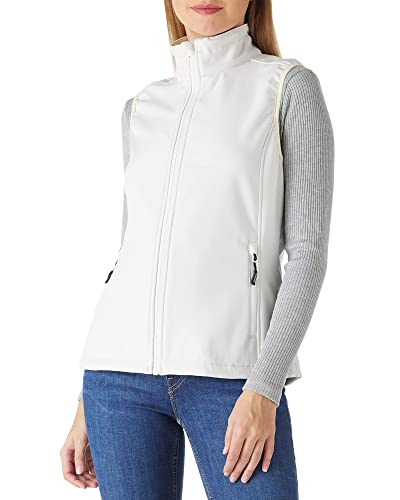Outdoor Ventures Women's Lightweight Softshell Vest Windproof Fleece Lined Zip Up Sleeveless Jacket for Running Hiking Golf