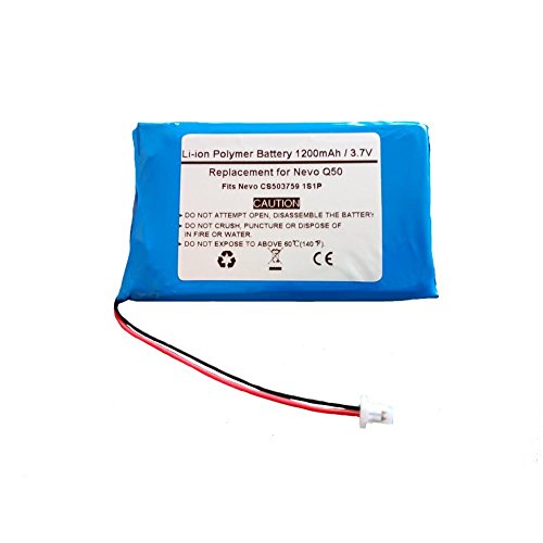 Starnovo 1200mAh/3.7V Replacement Battery for Nevo Q50， fits Nevo CS503759 1S1P