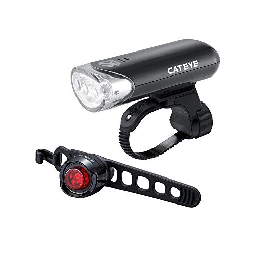 CatEye Unisex's EL135 and Orb Front/Rear Light Set, Black, One Size