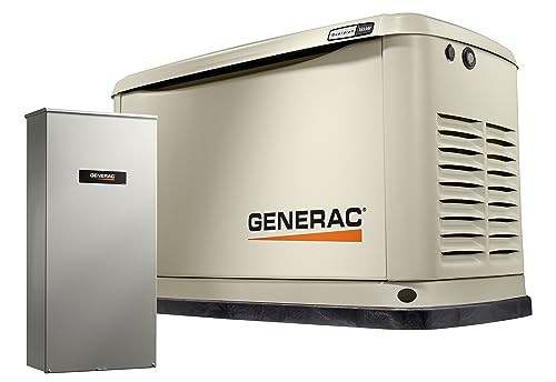 Generac 7228 18kW Air Cooled Guardian Series Home Standby Generator with 200-Amp Transfer Switch - Comprehensive Protection - Smart Controls - Versatile Power - Wi-Fi Connectivity - Real-Time Updates