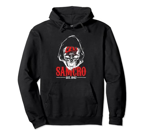 Sons of Anarchy Samcro Skull Pullover Hoodie