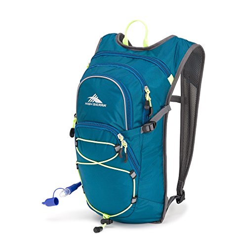 High Sierra HydraHike Hydration Pack, Lagoon/Slate/Zest, 8L