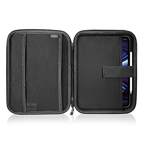 tomtoc Portfolio Case for 10.9-inch New iPad Air 5&iPad 10 2022/ iPad Pro 11 M1&M2/10.2 iPad /10.5 iPad Air, Organizer Bag Holder for iPad Pencil, Cable, Business Storage Padfolio with Tablet Sleeve