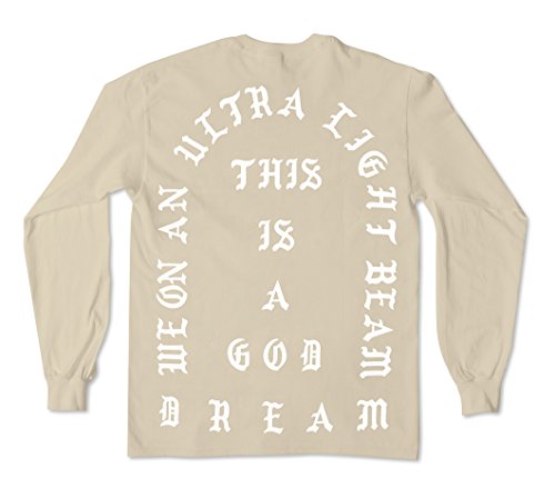AA Apparel The Life of Pablo Tour | I Feel Like Pablo Long Sleeve Shirt (Large, Sand)