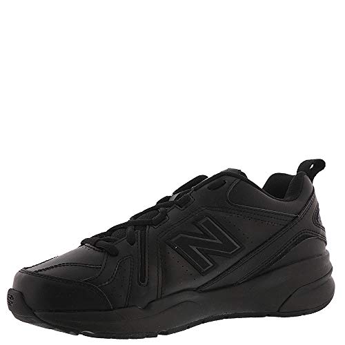 New Balance Women's 608 V5 Casual Comfort Cross Trainer, Black/Black, 8.5