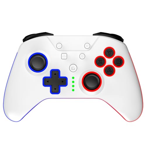 SANGDER Wireless Controller for Xbox one game Compatible with Xbox one, Xbox oneX/S,Series X/S/PC Windows,with 2.4GHz Wireless Adapter,3.5mm Audio Jack(White)