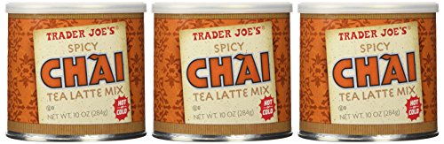 Trader Joe's Spicy Chai Tea Latte Mix 10 oz (Pack of 3)