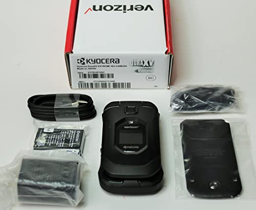 Kyocera DuraXV Extreme KYOE4810NC e4810 nc No-Camera Waterproof Rugged Flip Cell Phone Verizon & GSM Unlocked (Renewed)