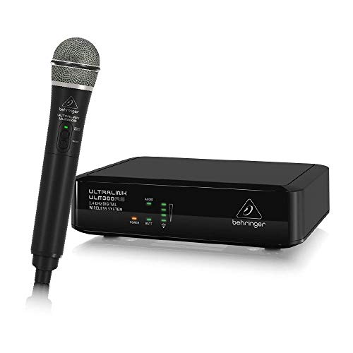 Behringer ULTRALINK ULM300MIC High-Performance 2.4 GHz Digital Wireless System with Handheld Microphone and Receiver