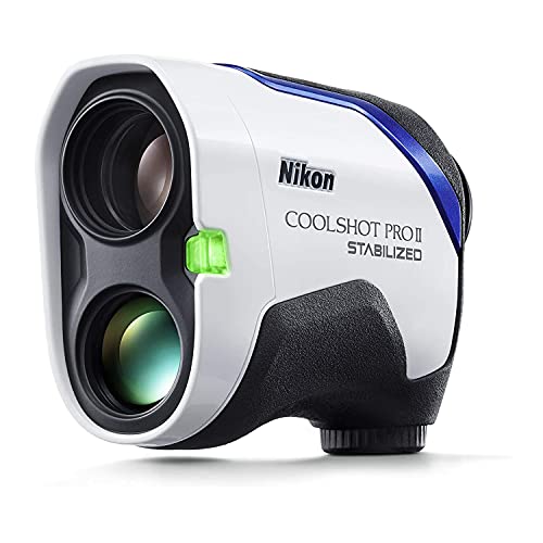 Nikon COOLSHOT PROII STABILIZED Golf Rangefinder | Waterproof & stabilized Laser rangefinder with Slope, OLED Display | Official USA Model