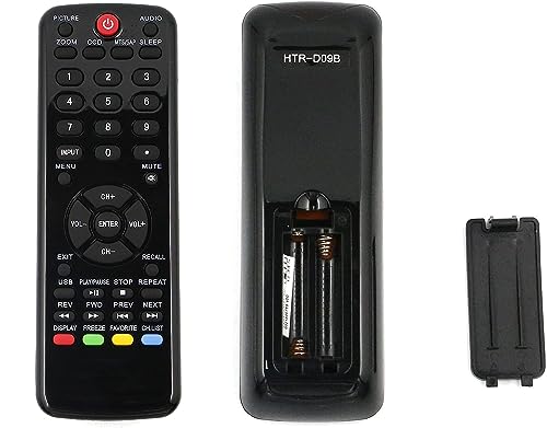 HTR-D09B Remote Control for Haier TV LE22D3380 LE22D3380A LE24C3320A LE29F2320 L32A2120 L39B2180C L39B2180D LE39D2380 LE42D2380 LE46A2280 L50B2180 L50B2180A LE50F2280 LE50F2280A LE55B1381C