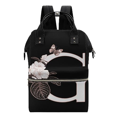 G Backpack Work Business, Travel Rucksack Daypack for Adults Women, Handbag,Black