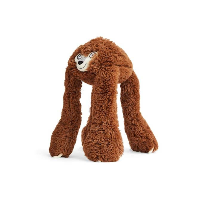 Leaps & Bounds Brown Long-Limb Sloth Dog Toy