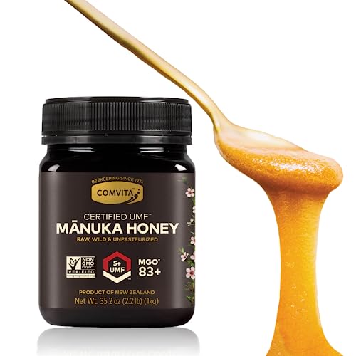 Comvita Manuka Honey (UMF 5+, MGO 83+) | New Zealand’s #1 Manuka Brand | Raw, Wild, Non-GMO | Superfood for Daily Vitality | 35.2 oz (Best Value)