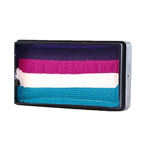 Fusion Body Art Pro Quality Professional Water Based Face Paint – Wild Berry 30gr Split Cake | Hypoallergenic Safe & Non-Toxic - Easy to Paint and Wash Off