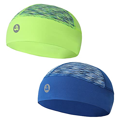 Low-Profile Cooling Helmet/Hard hat Liner, Stretch Working Cap, Summer Sweat Wicking Skull Cap, Running Beanie Sun Protection
