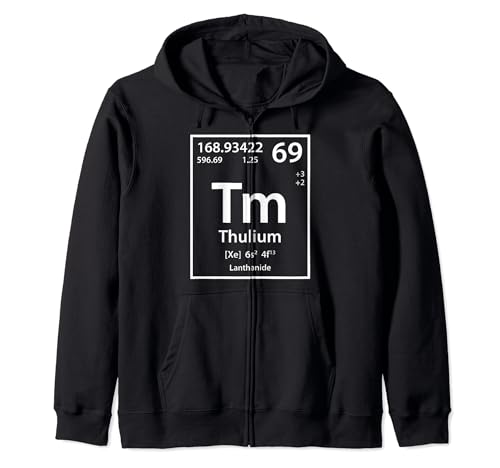 Thulium Element (white) Zip Hoodie