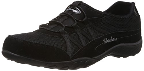 Skechers Sport Women's Relaxation Fashion Sneaker,Black,10 M US