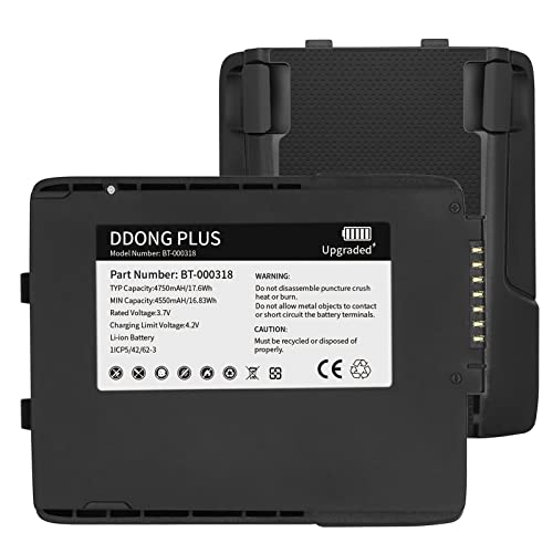 BT-000318 Battery 4750mAh BT-000318-01 Battery [Upgraded] for Motorola Symbol Zebra TC77 TC55 TC70 TC72 TC75 TC700K TC70X TC75X BTRY-TC70X-46MA1-01 BTRY-TC7X-46MA2 Barcode Scanner Replacement Battery