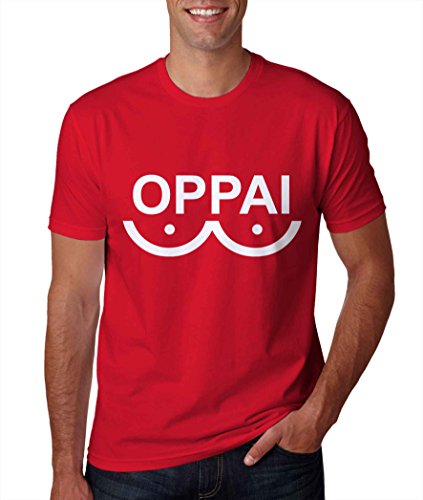 One Punch Man 1 Oppai Red Tshirt For Man XXXL
