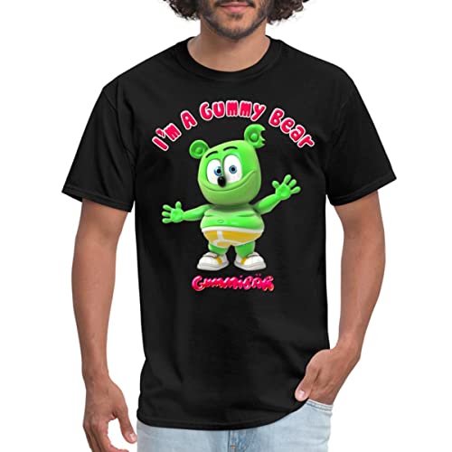 Spreadshirt Gummibär I'm A Gummy Bear Official Merch Men's T-Shirt, M, Black